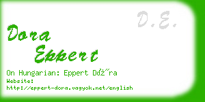 dora eppert business card